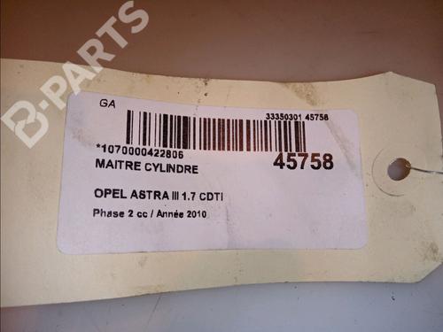 Brake master cylinder OPEL ASTRA H GTC (A04) 1.7 CDTI (L08) | BP12116858M77 