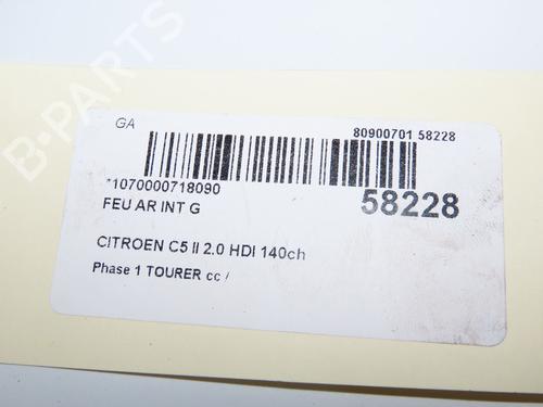 Left tailgate light CITROËN C5 III Break (RW_) 2.0 HDi 140 | BP33770471C79 - Image 4