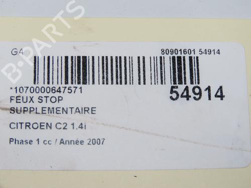 Third brake light CITROËN C2 (JM_) 1.4 | BP31372126L11  - Image 6