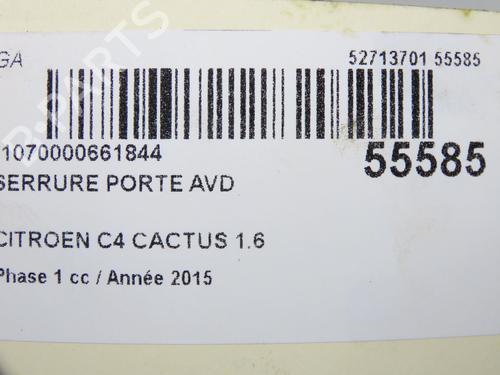 Front right lock CITROËN C4 CACTUS 1.6 HDi 90 | BP31120862C97  - Image 5