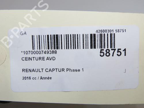Front right seatbelt RENAULT CAPTUR I (J5_, H5_) 1.2 TCe 120 | BP36345286I25 - Image 7