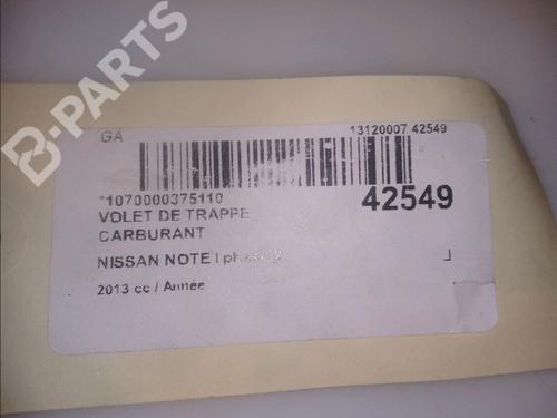 Fuel flap NISSAN NOTE (E11, NE11) 1.6 | BP11098737C131 