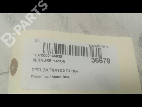 Bakluke lås OPEL ZAFIRA A MPV (T98) 2.0 DTI 16V (F75) | BP9600313C101 