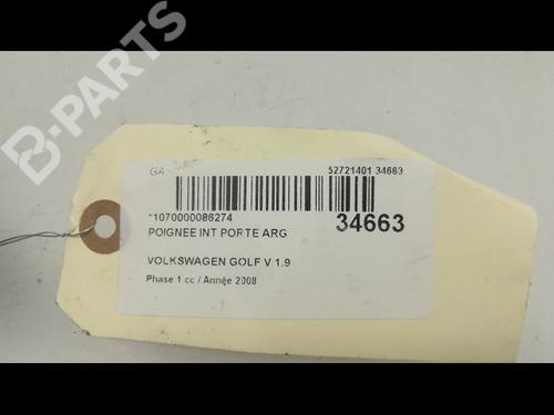 Rear left interior door handle VW GOLF V (1K1) 1.9 TDI | BP9596512I15 