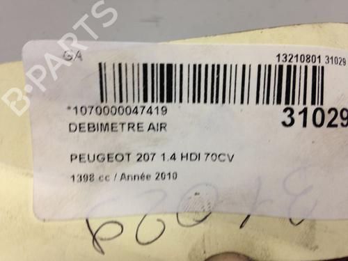Luftmassemåler PEUGEOT 207 (WA_, WC_) 1.4 HDi (68 hp) 23171480