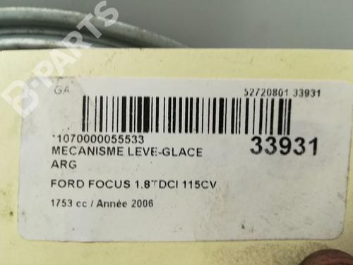 Rear left window mechanism FORD FOCUS II (DA_, HCP, DP) 1.8 TDCi | BP9594477C24 