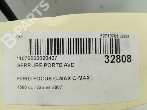 Front right lock FORD FOCUS C-MAX (DM2) 1.6 TDCi | BP9592719C97 