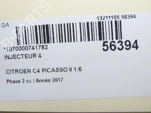 Used Injector Injector CITROËN C4 Grand Picasso II (DA_, DE_) 1.6 BlueHDi 120 (120 hp) 33836384 33836384