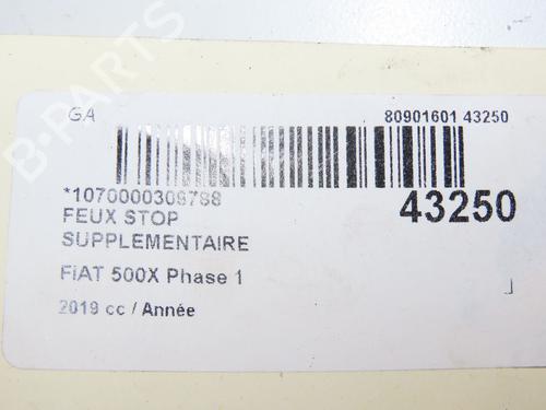 Third brake light FIAT 500X (334_) 1.3 (334.AXR11) | BP29441845L11