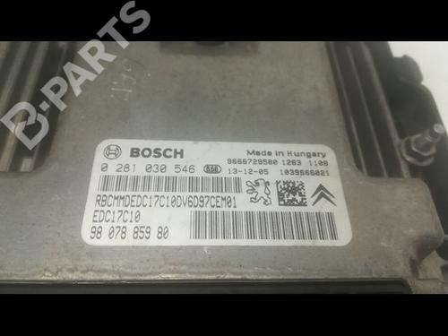 Engine control unit (ECU) PEUGEOT 208 I (CA_, CC_) 1.6 HDi | BP9600901M57 