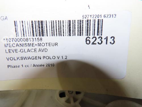 Used Front right window mechanism Front right window mechanism VW POLO V (6R1, 6C1) 1.2 TDI (75 hp) 39572014 39572014