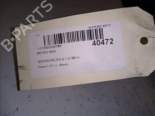 Right front steering knuckle NISSAN MICRA C+C III (K12) 1.4 16V | BP14876147M26 