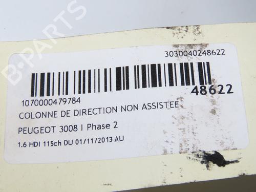 Used Steering column PEUGEOT 3008 I MPV (0U_) 1.6 HDi (114 hp) 16555659