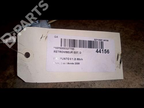 Right mirror FIAT PUNTO (188_) 1.2 60 (188.030, .050, .130, .150, .230, .250) | BP9716792C27 