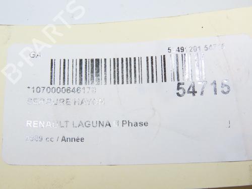 Tailgate lock RENAULT LAGUNA Coupe (DT0/1) 2.0 dCi GT (DT11, DT1E, DT1N) | BP29469781C101 