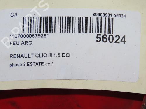 Left taillight RENAULT CLIO III Grandtour (KR0/1_) 1.5 dCi | BP32150819C34 