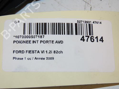 Højre fortil invendig håndtag FORD FIESTA VI (CB1, CCN) 1.25 (82 hp) 23175927