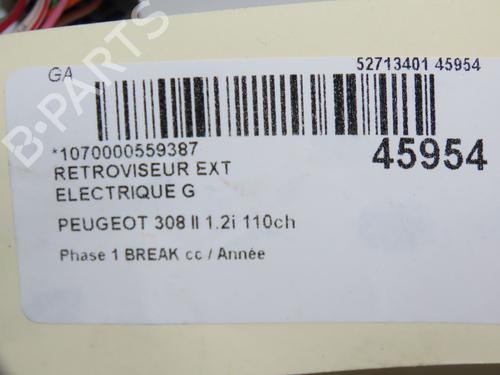 Left mirror PEUGEOT 308 SW II (LC_, LJ_, LR_, LX_, L4_) 1.2 THP 110 | BP28968677C26 
