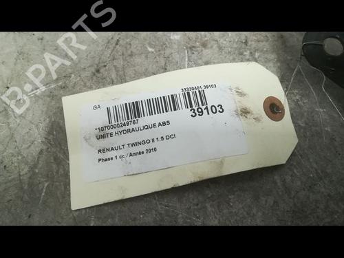 Used ABS pump RENAULT TWINGO II (CN0_) 1.5 dCi (CN0E) (64 hp) 9609676