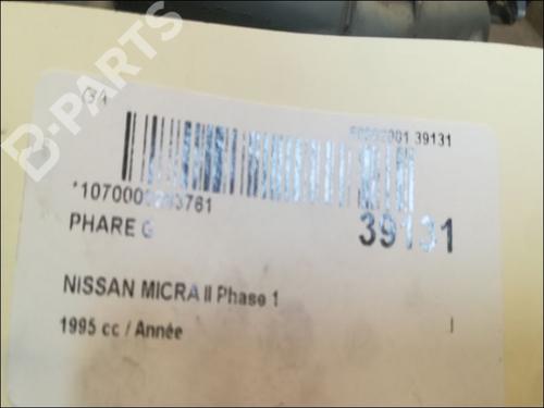 Left headlight NISSAN MICRA II (K11) 1.3 i 16V | BP9611753C28 