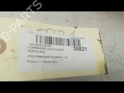 Used Left front window switch VW TOURAN (1T1, 1T2) 1.9 TDI (100 hp) 23176528