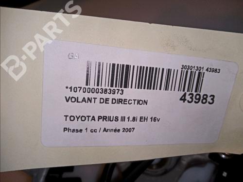 Steering wheel TOYOTA PRIUS Liftback (_W2_) 1.5 Hybrid (NHW20_, NHW20R) | BP11100110C49