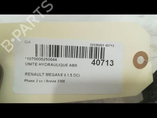 ABS pump RENAULT MEGANE II (BM0/1_, CM0/1_) 1.5 dCi (BM1F, CM1F) | BP9609722M43 