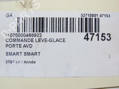 Used Switch SMART FORTWO Coupe (451) 1.0 (451.331, 451.380) (71 hp) 19089475