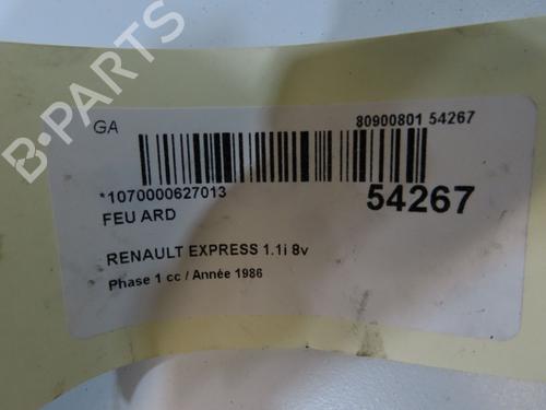 Used Right taillight Right taillight RENAULT RAPID Box Body/MPV (F40_, G40_) 1.1 (48 hp) 36283738 36283738