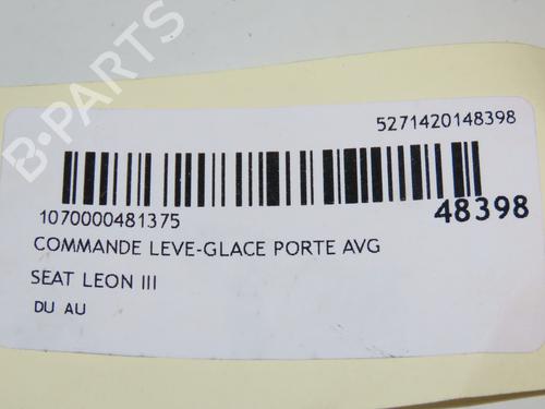 Left front window switch SEAT LEON (KL1, KLG) 1.5 eTSI | BP17868511I27 - Image 5