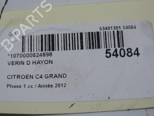 Used Tailgate lift support CITROËN C4 Grand Picasso I (UA_) 1.6 HDi 110 (112 hp) 28832304