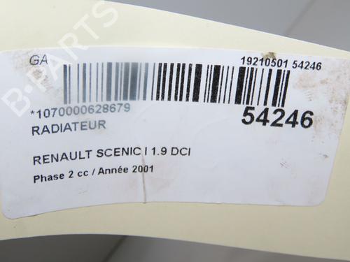 Used Water radiator RENAULT SCÉNIC I MPV (JA0/1_, FA0_) 1.9 dCi RX4 (102 hp) 31843268