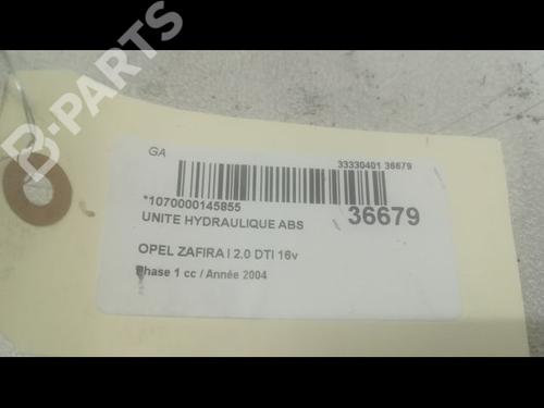 ABS pump OPEL ZAFIRA A MPV (T98) 2.0 DTI 16V (F75) | BP9600318M43 