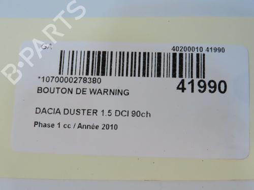 Used Warning switch Warning switch DACIA DUSTER (HS_) 1.5 dCi (86 hp) 23174243 23174243