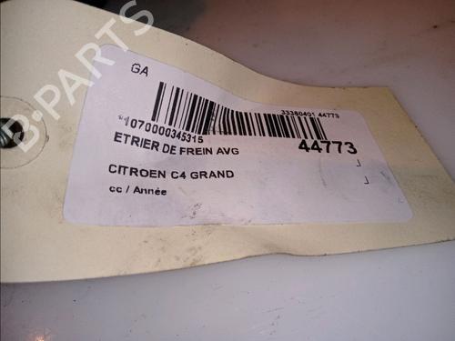 Used Left front brake caliper CITROËN C4 Grand Picasso II (DA_, DE_) 1.2 THP 130 (130 hp) 14878508