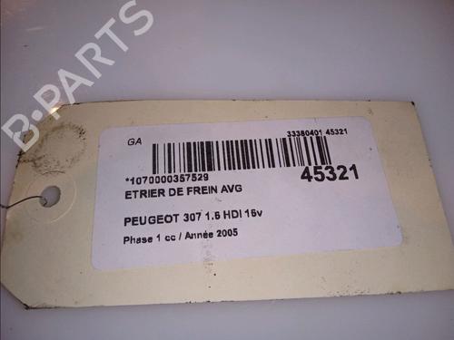 Left front brake caliper PEUGEOT 307 (3A/C) 1.6 HDi 110 | BP23174122M105