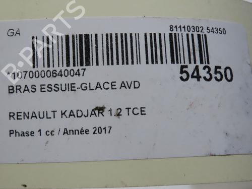 Front windshield wiper arm RENAULT KADJAR (HA_, HL_) 1.2 TCe 130 (HLMR) | BP28802351C143 