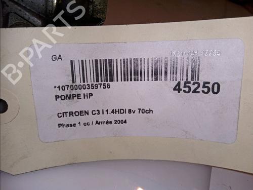 Used Injection pump CITROËN C3 I (FC_, FN_) 1.4 HDi (68 hp) 11098994