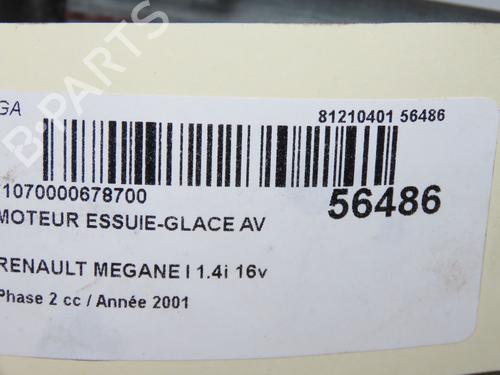 Used Front wiper motor Front wiper motor RENAULT MEGANE I (BA0/1_) 1.4 16V (BA0D, BA1H, BA0W, BA10) (95 hp) 33249741 33249741