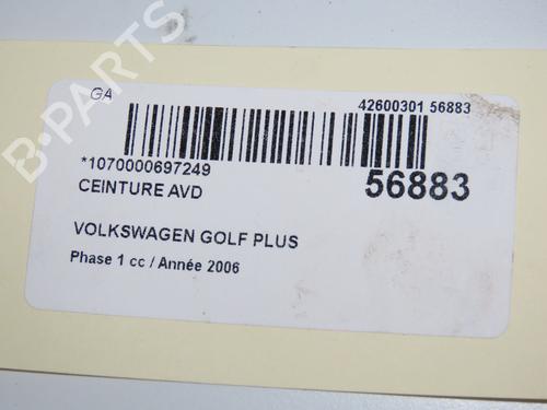 Front right seatbelt VW GOLF PLUS V (5M1, 521) 2.0 TDI 16V | BP32277456I25 - Image 8