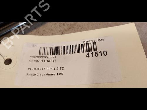 Hood lift support PEUGEOT 306 Hatchback (7A, 7C, N3, N5) 1.9 DT | BP14879057C139 