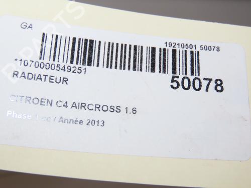 Køler CITROËN C4 AIRCROSS 1.6 HDi 115 | BP29318726M31 