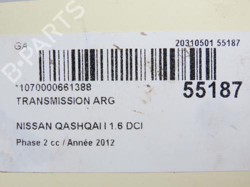 Left rear driveshaft NISSAN QASHQAI I (J10, NJ10) 1.6 dCi All-wheel Drive | BP29294155M40
