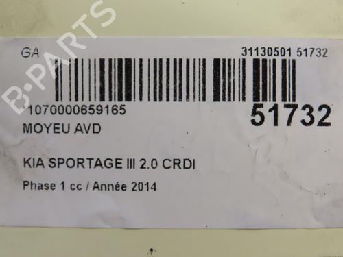 Used Left front steering knuckle Left front steering knuckle KIA SPORTAGE III (SL) 2.0 CRDi AWD (136 hp) 28829813 28829813