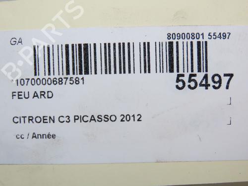 Used Right taillight CITROËN C3 Picasso (SH_) 1.6 VTi 120 (120 hp) 30978903