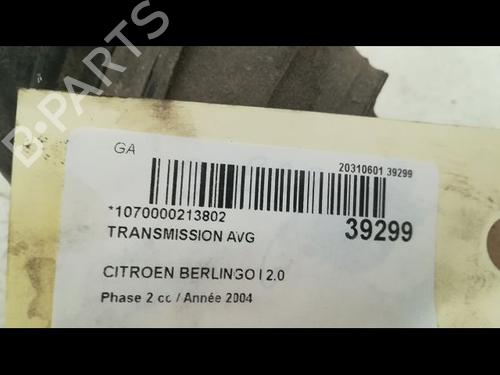 Used Left front driveshaft PEUGEOT PARTNER Box Body/MPV (5_, G_) 2.0 HDi (90 hp) 9605451