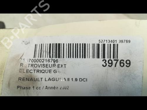 Used Left mirror RENAULT LAGUNA II (BG0/1_) 1.9 dCi (107 hp) 9606083