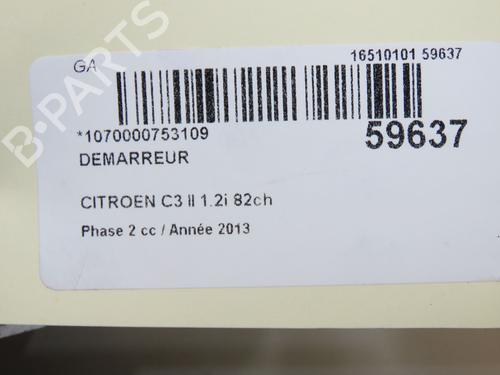 Starter CITROËN C3 II (SC_) 1.2 VTi 82 | BP36791290M8 - Image 7