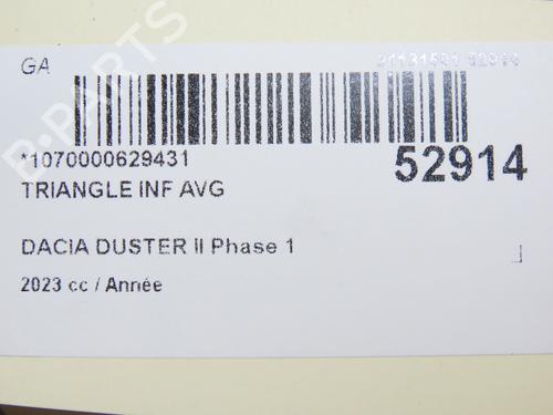 Used Left front suspension arm DACIA DUSTER (HM_) 1.3 TCe 150 (HMM3) (150 hp) 28829854