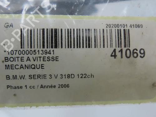 Used Gearbox BMW 3 (E90) 318 d (122 hp) 20217553